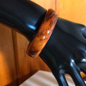 Hawaiian Koa Wood Bangle Bracelet